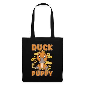 Ornithorynque Canard Chiot Semi-aquatique vivant Fossile - Sac en tissu - noir - Devant