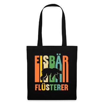 Eisbär Eisbären - Stoffbeutel - Schwarz - Vorne