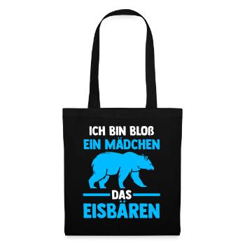 Eisbär Eisbären - Stoffbeutel - Schwarz - Vorne