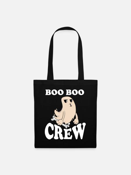 Ghost Boo Boo Crew - Stoffbeutel - Schwarz