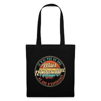 Je N'ai Pas 60 Ans Mais 18 Ans Avec 42 Ans - Tote Bag - black - Front