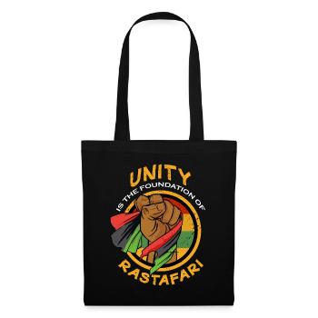 Rastafari Ethiopian Flag Reggae Roots Rastafari - Stoffbeutel - Schwarz - Vorne