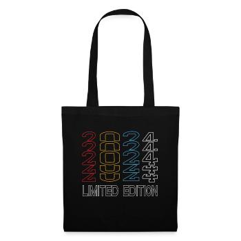 Limited Edition 2024 Geburtstag 2024 Vintage Retro - Stoffbeutel - Schwarz - Vorne