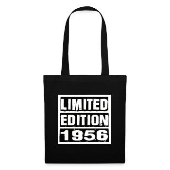 Limited Edition 1956 Geburtstag 1956 Vintage Retro - Stoffbeutel - Schwarz - Vorne