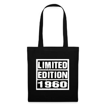 Limited Edition 1960 Birthday 1960 Vintage Retro - Tote Bag - black - Front