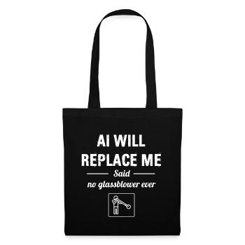 verrier soufflé de verre déformation Stolzer - Sac en tissu - noir - Devant