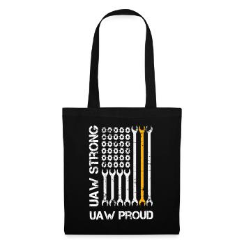 UAW fort UAW Proud Union Pride UAW Laborer - Sac en tissu - noir - Devant