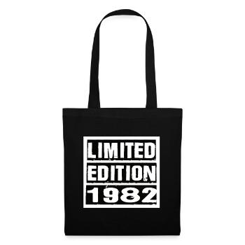 Edition Limitée 1982 Anniversaire 1982 Vintage Rétro - Sac en tissu - noir - Devant
