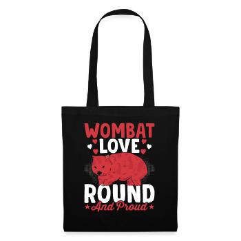 Wombat Love Australian Animals Owner - Tote Bag - black - Front