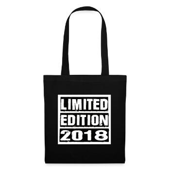 Limited Edition 2018 Geburtstag 2018 Vintage Retro - Stoffbeutel - Schwarz - Vorne