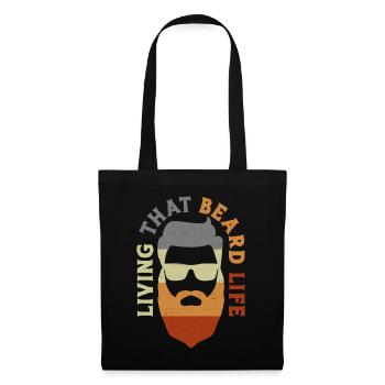 Beard Lover Bearded Man Living - Tote Bag - black - Front