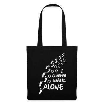 I Never Go Alone - Horses - Tote Bag - black - Front