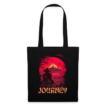 Journey Samurai Japan Kultur - Stoffbeutel - Schwarz - Vorne