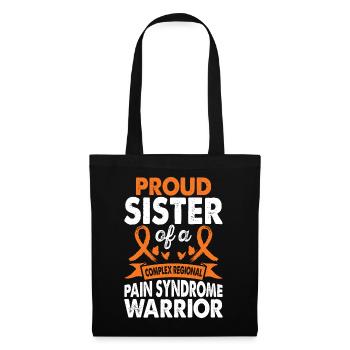 Sister of the Crps Warrior Awareness Month Orange - Tote Bag - black - Front