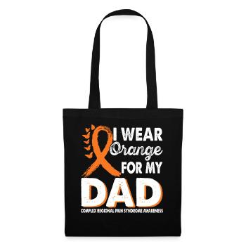 Wear Orange for Dad Support for the - Tote Bag - black - Front