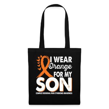 Portez de l’orange pour le soutien du fils pour - Sac en tissu - noir - Devant