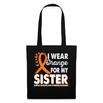Wear orange to support the Sister - Tote Bag - black - Front