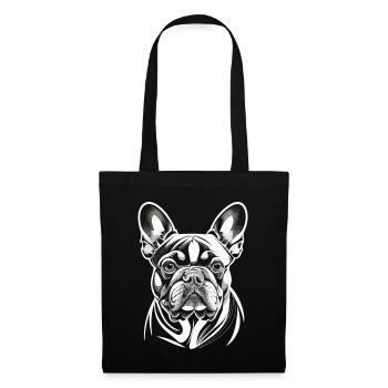 Divine Grace: The Great Dane in White - Tote Bag - black - Front