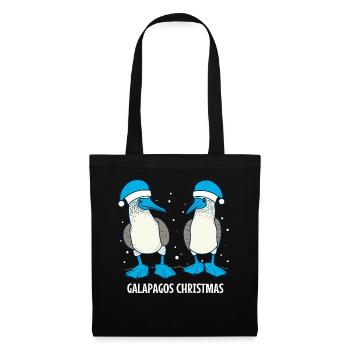 Galapagos Christmas - Stoffbeutel - Schwarz - Vorne