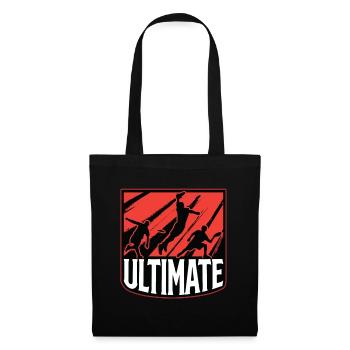 Flying Disc Ultimate Frisbee Player Disc Golfing - Sac en tissu - noir - Devant
