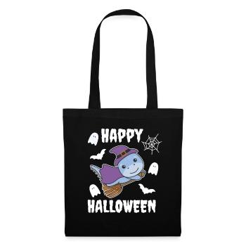 Dino Joyeux Halloween Sorcière Enfants Sorcière Costume de Sorcière - Sac en tissu - noir - Devant