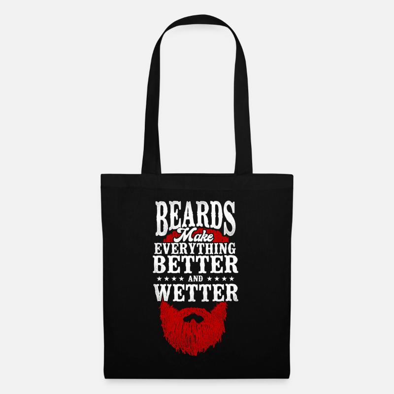 Beard Lover Bearded Man Ginger - Stoffbeutel - Schwarz