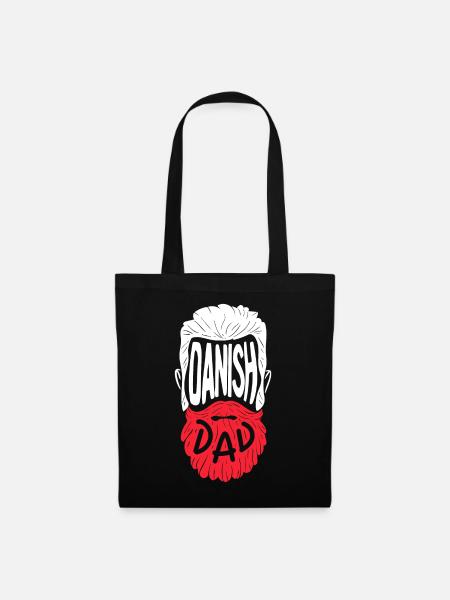 Danish Dad - Stoffbeutel - Schwarz