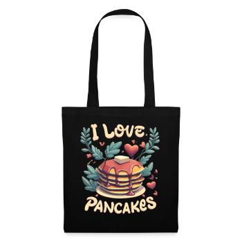 J’adore les crêpes - Sac en tissu - noir - Devant