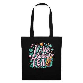 Bubble Tea - Zelebriere deine Liebe für Bubble Tea - Stoffbeutel - Schwarz - Vorne