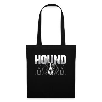 Coonhound Hound Maman Treeing Walker Animal Lover - Sac en tissu - noir - Devant