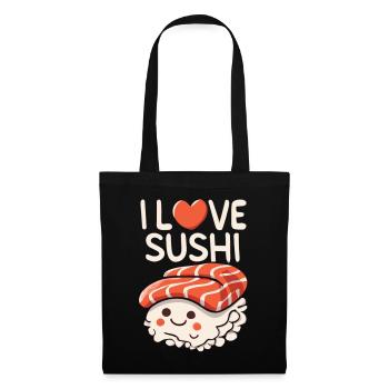 Sushi Dreams - Célébrez votre amour pour les sushis - Sac en tissu - noir - Devant