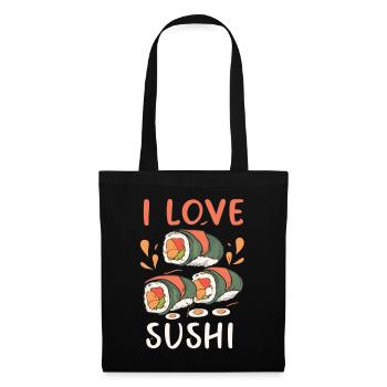 Sushi Passion - Love, Life, Sushi - Tote Bag - black - Front