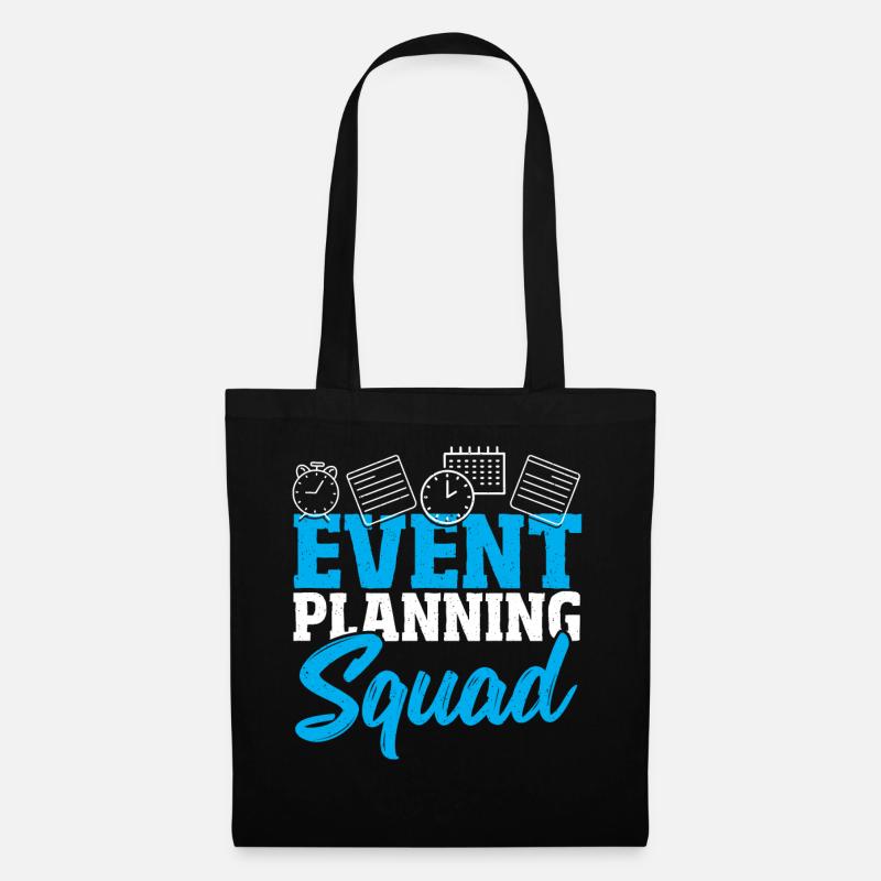 Event-Planung Squad Event-Planung Event-Planer - Stoffbeutel - Schwarz