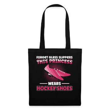 Field Hockey Forget Glass Slippers - Stoffbeutel - Schwarz - Vorne