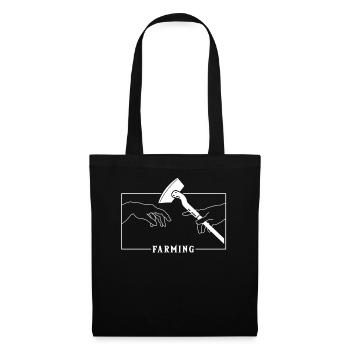 Michelangelo Création d’Adam Farming Bauer - Sac en tissu - noir - Devant