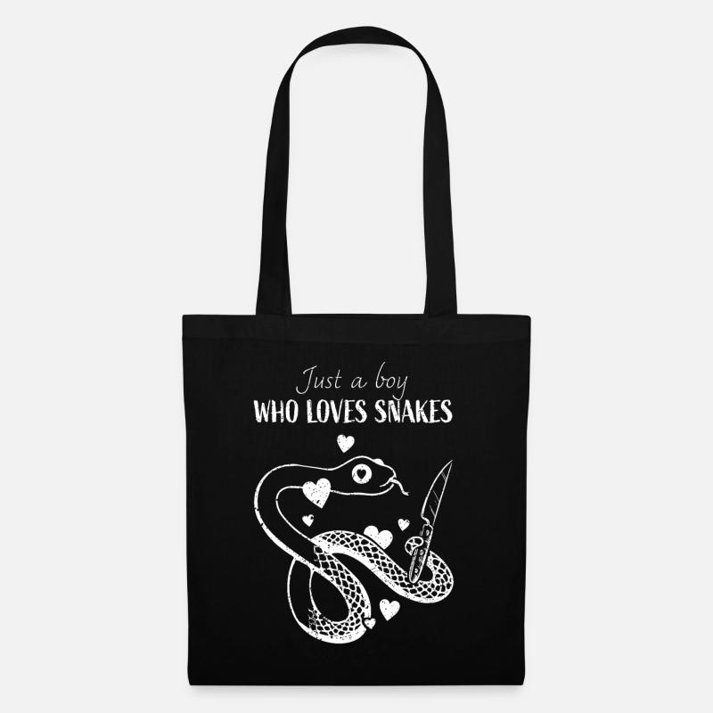 Snakes, Snake, Pet, King Snake, Python - Tote Bag - black