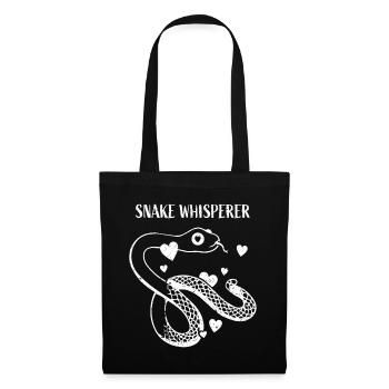 Serpent Whisperer Serpents Terrarium pour animaux de compagnie - Sac en tissu - noir - Devant