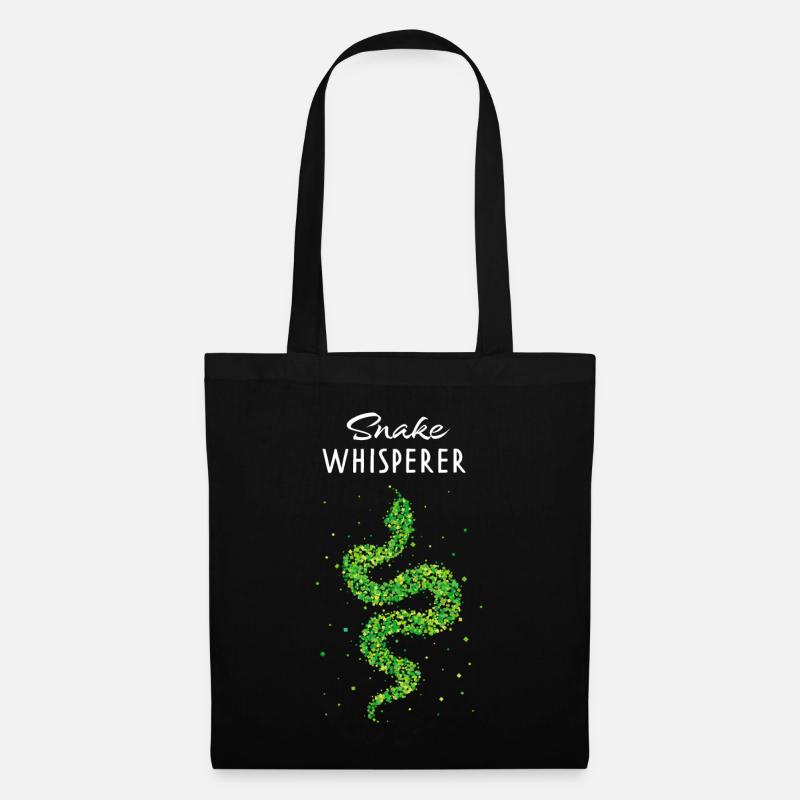 Snake Whisperer Schlangen Flüsterer Schlange - Stoffbeutel - Schwarz