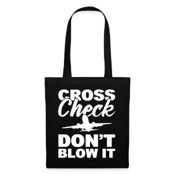 Cross Check Don't Blow It Flight Attendant - Stoffbeutel - Schwarz - Vorne