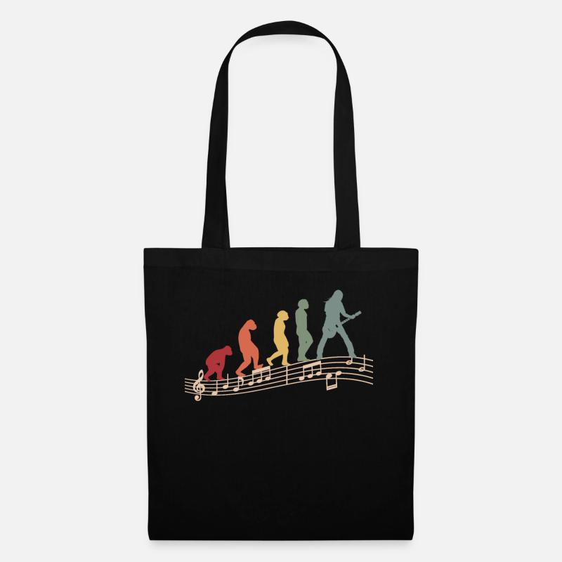 Gitarristen E-Gitarren Akustik-Gitarre Evolution - Stoffbeutel - Schwarz