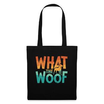 Service Dog Trainer What The Woof Therapy Dog - Tote Bag - black - Front