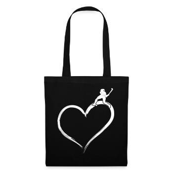 Field Hockey Heart - Tote Bag - black - Front