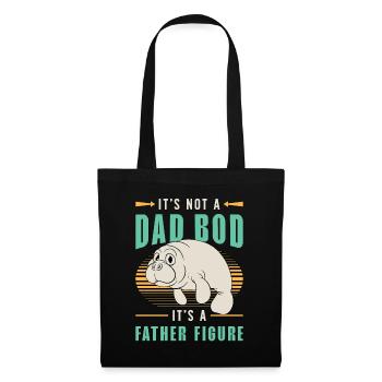 Dugong Ce n’est pas un dad bod, ce sont des animaux marins - Sac en tissu - noir - Devant