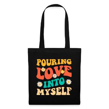 Motivation Self Love Positivity Love You - Tote Bag - black - Front
