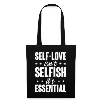 Motivation Self Love Positivity Love You - Tote Bag - black - Front