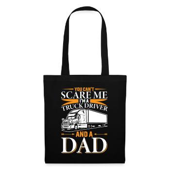 You can't scare me I'm a truck driver - Tote Bag - black - Front