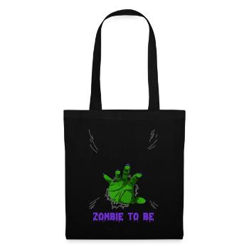 ZOMBIE À ÊTRE, COSTUME D’HALLOWEEN - Sac en tissu - noir - Devant