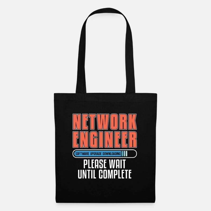 Network Engineer Software Upgrade Computer Science - Stoffbeutel - Schwarz