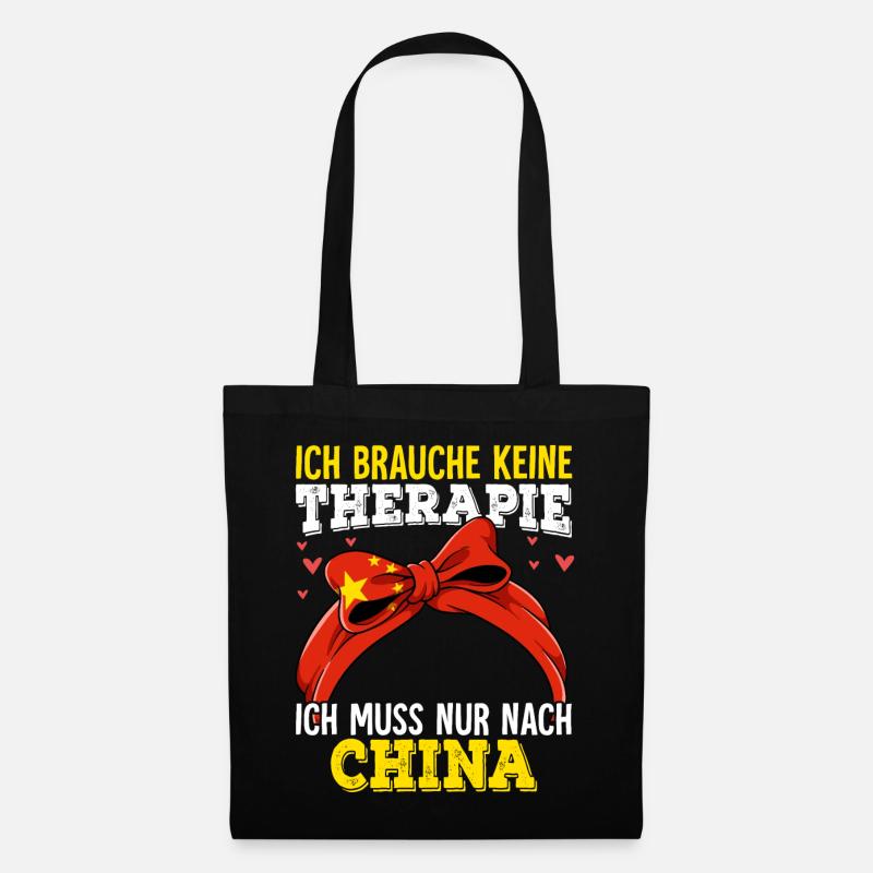 China - Stoffbeutel - Schwarz