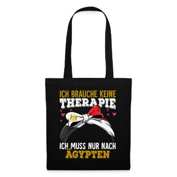 Ägypten - Stoffbeutel - Schwarz - Vorne